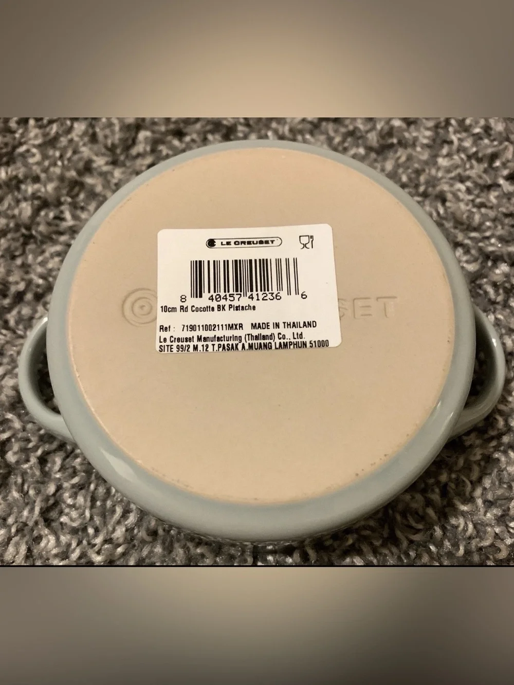 Le Creuset Mini Cocotte in Shade Pistache